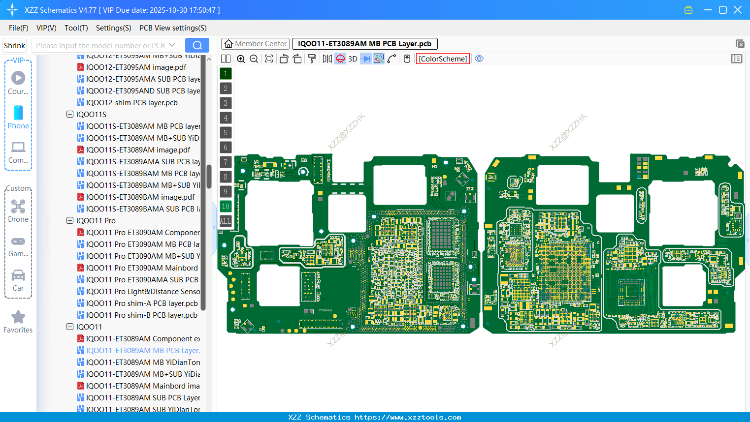 VIVO IQOO11-ET3089AM MB PCB Layer